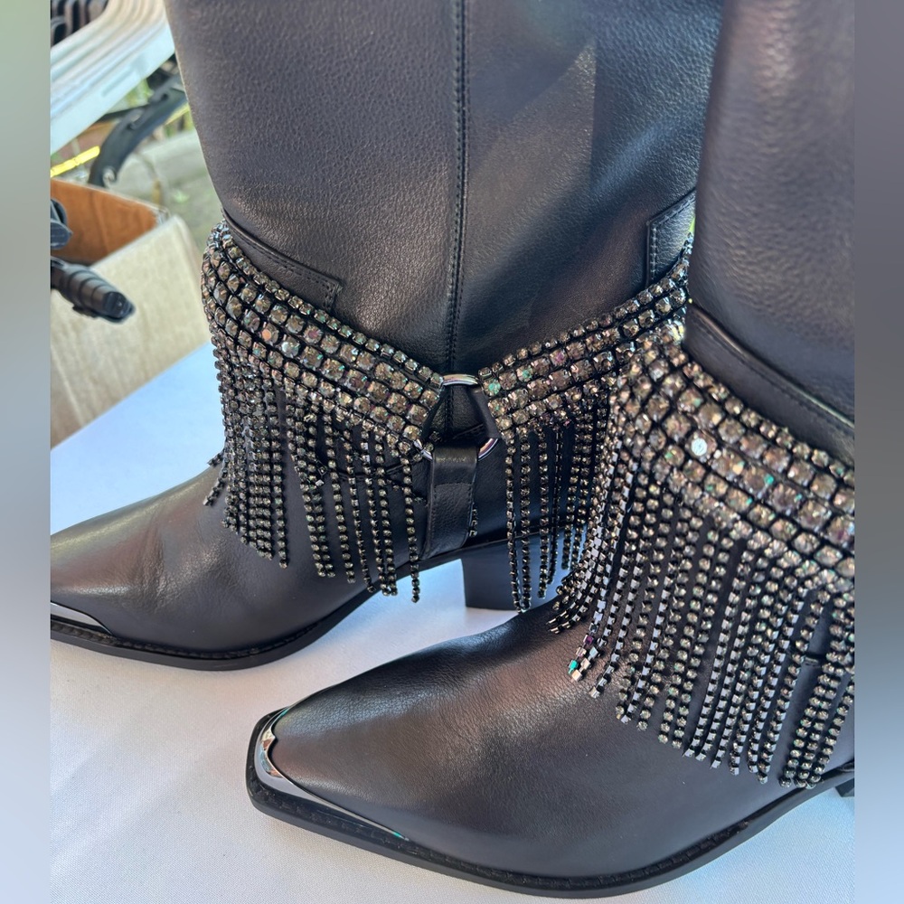 Daniel diamond high noon black cowboy boot new